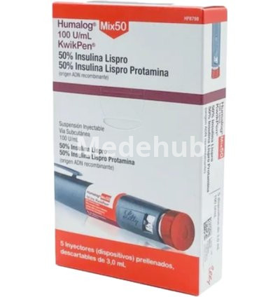 Humalog Mix 50 100IU Kwikpen