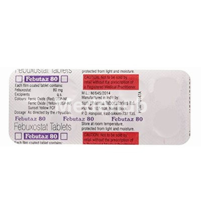 FEBUTAZ 80MG TABLET