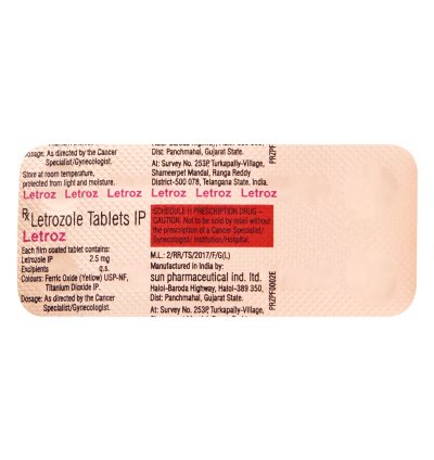 LETROZ 2.5MG TABLET