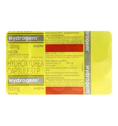 HYDROGEM 500MG CAPSULE