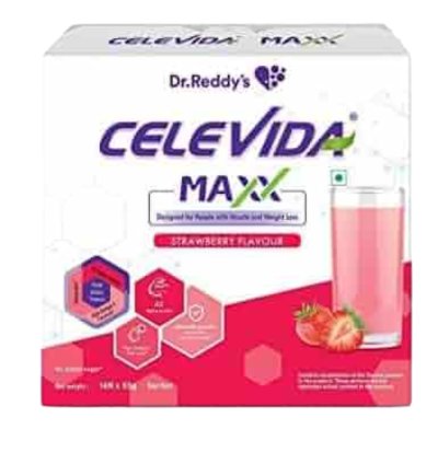 Celevida Maxx Strawberry Flavor 33gm Sachet