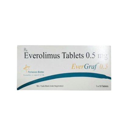 EVERGRAF 0.5 MG TAB 10'S
