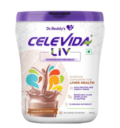 CELEVIDA LIV CHOCOLATE POWDER 400 GM