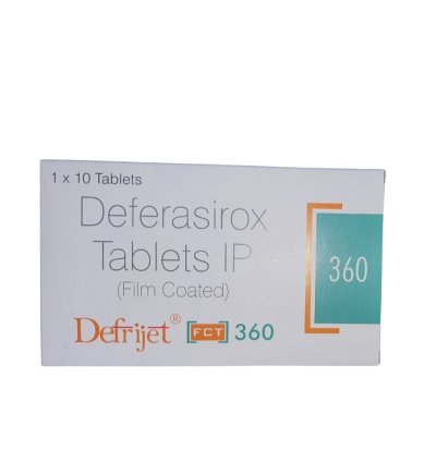 DEFRIJET FCT 360MG TAB 10'S