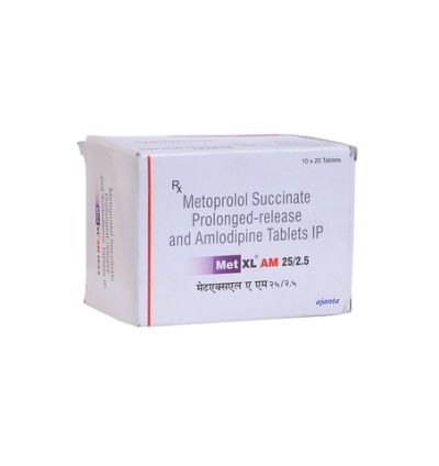 MET XL AM 25/2.5              10 S