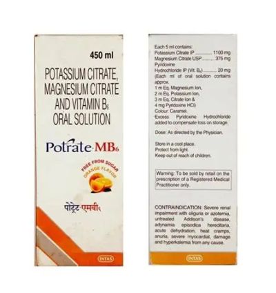POTRATE MB6 SOLN 450ML