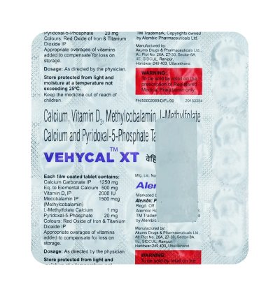 VEHYCAL XT TAB                15.S