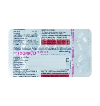 FOLINAL D TAB                 10'S