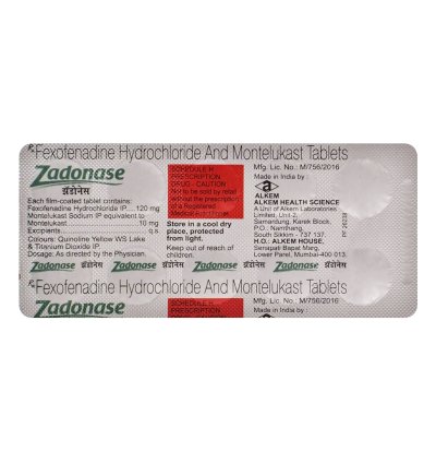 ZADONASE TAB                  10S