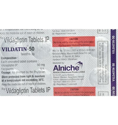 VILDATIN-50 TAB               1X10