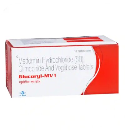 GLUCORYL MV 1 TAB             15.S