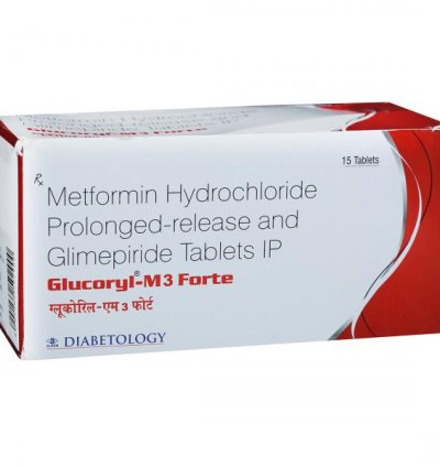 GLUCORYL M3 FORTE             10'S