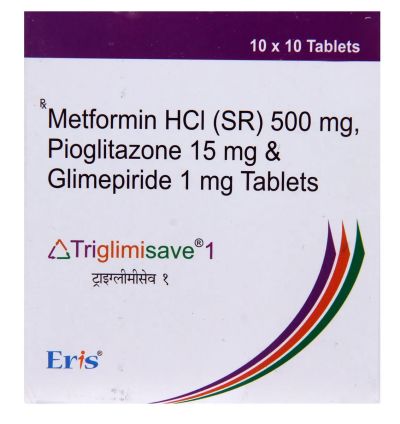 TRIGLIMISAVE 1MG TAB