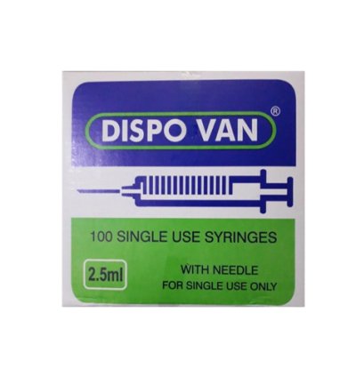 DISPOVAN 2.5ML                100'S
