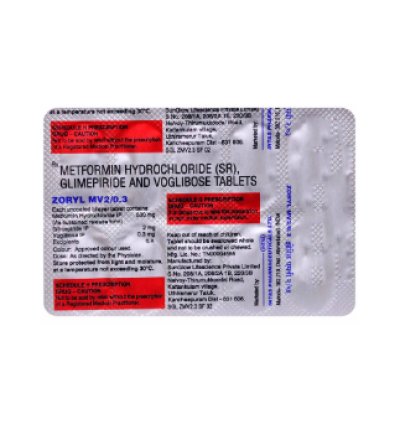 ZORYL MV 2MG                 