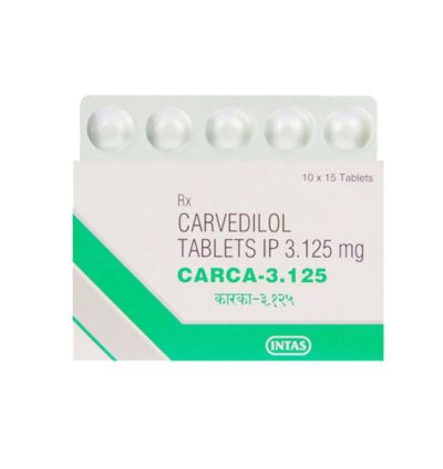 CARCA 3.125 MG TAB            1X10