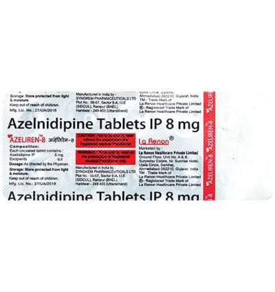 AZELIREN 8 MG TAB             10