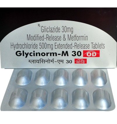 GLYCINOROM M OD 30 TAB        10 S