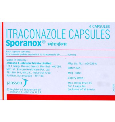 SPORANOX CAP                  4 S