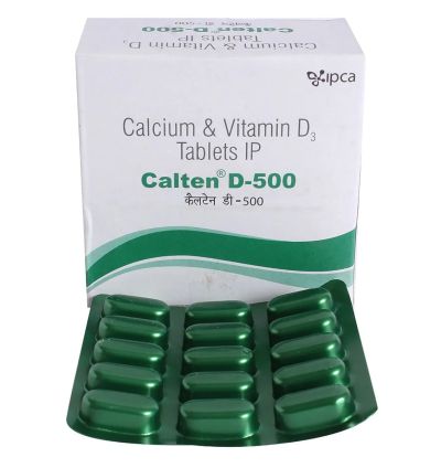 CALTEN D 500 MG TAB