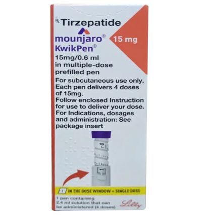 Mounjaro Kwikpen 15 Mg/ 0.6 Ml