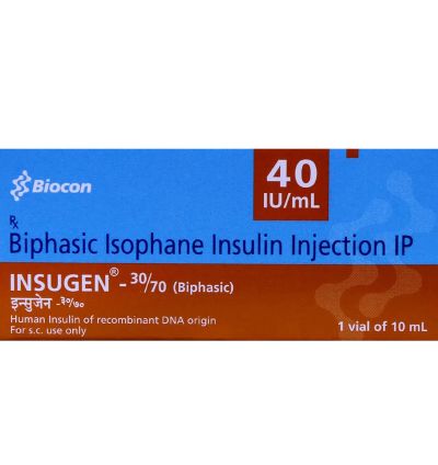 INSUGEN 30/70 40IU 10ML VIAL