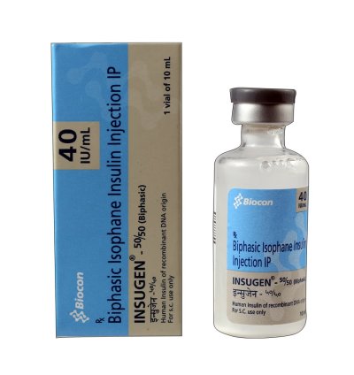INSUGEN 50/50 40 IU 10ML